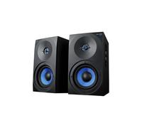 Woxter Dynamic Line DL-410 FX Altavoces gaming, Estéreo 2.0, Autoamplificados con 150W, Madera, Woofer de 4 pulgadas, 2 Tweeter, Negro, 3.5 mm