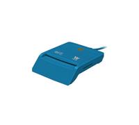 Woxter Lector Dni Combo - Lector DNI electrónico 3.0 y 4.0, Compatible con Las Tarjetas Smart Cards o Tarjetas Inteligentes, con 3 Ranuras para Tarjetas, Color Azul