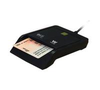 Lector DNI electrónico - Woxter PE26-003, LED, USB, color negro