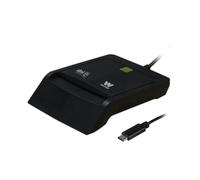 Woxter Lector DNI Electrónico con Conexión Tipo C - DNI Electrónico Inteligente, DNI 3.0 y 4.0, Tipo C, Compatible con PC y Mac, Negro