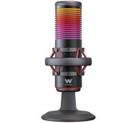 Woxter Mic Studio 70 RGB Micrófono de Condensador para Streaming Negro