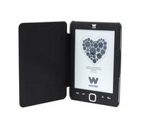Woxter Funda para libro electrónico Scriba EB26-009 cuero con luz integrada negra
