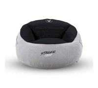 Woxter Stinger Puff Gaming - Ergonómico, Sillón para Juegos, Relleno Incluido, Tela Antimanchas y Transpirable, Gray & Black
