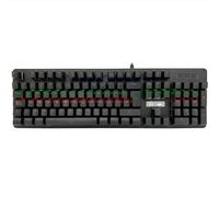 Woxter Stinger RX 900 K - Teclado mecánico con iluminación LED (Estructura Ligera en ABS, Micro Switch de Alta sensibilidad, Vida útil de más de 5000 Millones de pulsaciones), Color Negro