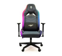 Silla Gaming Woxter Stinger Station Elite/ Luces LED/ Dorada y Plata