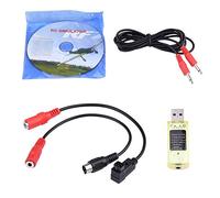 Woyisisi RC Simulator Kit, 22 en 1 RC USB Flight Simulator con Cables para Realflight G7/G6/G5 Phoenix 4 E2HG