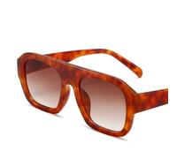 WOYUANSHA Gafas De Sol Cuadrado De Gran Tamaño Gafas Sol Señora Popular Retro Gafas Sol Al Aire Libre Deportes Hombres Protector Solar Vacaciones (Doubletea)