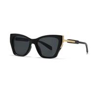 WOYUANSHA Gafas de Sol De Moda De Los Hombres Gafas De Conducción Gafas De Sol Protector Solar Al Aire Libre De Las Mujeres Gafas De Vacaciones (C1Black Gray)
