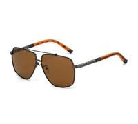 WOYUANSHA Gafas De Sol Gradiente Oval Mujeres Gafas De Sol Retro Personalidad Hombres Gafas De Sol Uv400(Gun Tea)