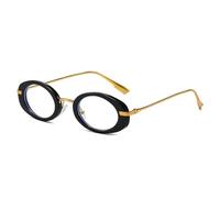 WOYUANSHA Gafas de Sol Ovaladas De Moda con Marco Pequeño para Hombres Y Mujeres Gafas De Moda (Transparente)