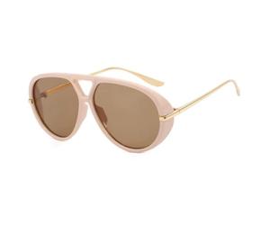 WOYUANSHA Gafas De Sol Oversized Mujeres Gafas De Sol Moda Al Aire Libre Oval Casual Protección UV Protector Solar Gafas De Sol Viajes Vacaciones Uv400 (Rosa)