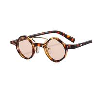 WOYUANSHA Gafas De Sol Pequeño Cuadrado Redondo Gafas De Sol Hombres Mujeres Retro Punk Gafas Vintage Gradiente Uv400 Conducción (Tz5-1)
