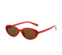 WOYUANSHA Gafas De Sol Retro Oval Gafas De Sol Mujeres Hombres Pequeño Moda Sol Gafas Uv400(C2)