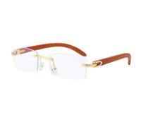 WOYUANSHA Gafas De Sol Sin Montura Gafas De Sol para Hombres Mujeres Retro Sol Moda Viajes Al Aire Libre (Tyj56-8)