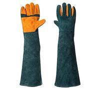 woyufen Guantes De Manejo De Animales A Prueba De Mordeduras, Guantes Duraderos Resistentes A Las Mordeduras, Guantes Antimordeduras Gruesos para Entrenamiento De Mascota para Baño, Aseo