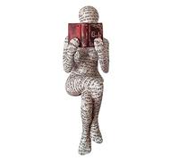 woyufen Mujer Lectura | Pulp Woman Reading Librería Decoración,Novedad Mujer Lectora Papel maché, Regalos Para Lectores, Profesores, Decoración Figura Casera