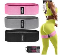 WOZINSKY 3X Bandas de Fitness Bandas de Gimnasia Bandas de Entrenamiento Completo del Cuerpo Yoga Fitness Pilates Bandas de Gimnasio en 3 Fuerzas Diferentes