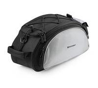 WOZINSKY Bolsa para bicicleta, 13 L, Negro, Impermeable, Multiusos, Portaequipajes