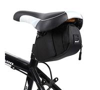 WOZINSKY bolsa de sillín bolsa de bicicleta bolsa de viaje impermeable para bicicleta, ebike, bolsa de bicicleta de carretera bolsa de sillín bolsa de sillín de bicicleta 0.6 L