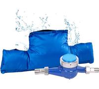WOZLO Cubierta aislante extraíble para contador de agua, aislamiento de tuberías exterior, protección contra heladas, impermeable de una y doble cara, algodón aislante del calor + tejido impermeable