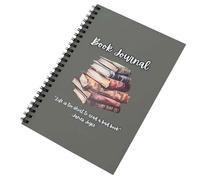WOZOKI Cuaderno de planificación de Halloween, encuadernación, C, F | Cuaderno planificador de seguimiento de lectura para programación diaria, encuadernación de doble bobina, gestión