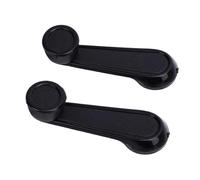 WOZOKI Reemplazo de la manija ergonómica de la ventanilla del, Black | Manual de configuración sencilla, pieza de reparación de manivela de regulador de ventana, mecanismo de manivela de