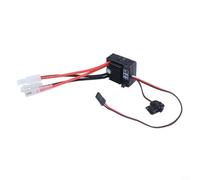 WP 1060-RTR 60A Controlador de velocidad electrónico cepillado ESC impermeable para coches RC 1/10 camiones Crawlers tanques, compatible con Tamiya y para conectores XT60, exteriores (WP1060-60A)