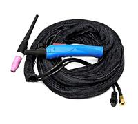 WP-17FV - Antorcha de soldadura por arco de argón TIG completa de 10/12 pies 3M/4 m, válvula de gas de cuello flexible, conector de soldadura de 200 A (3 metros)