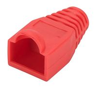 WP CABLING - Funda para Conector Rj45 8p8c con sujetacables, Rojo