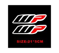 (WP) Calcomanías reflectantes para motocicletas de motocross, horquillas Kyb WP, suspensiones Showa,