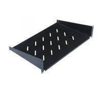 WP Estante Fijo 2U RAL 9005 2 Puntos de Fijación