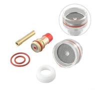 WP - Juego de 6 antorchas de soldadura con boquilla de cristal y pinza para WP-17/18/26