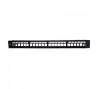 PANEL DE CONEXIONES WP 19" UTP MODULAR VACIO PARA 24 TOMAS KEYSTONE, 1U