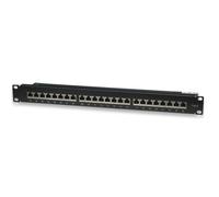 WP WPC-PAN-6F-24 1U Panel de parcheo - Bahía de Entrada (FTP, RJ-45, Cat6, Negro, 1U)