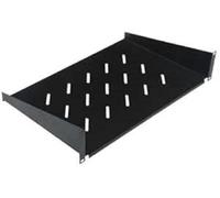 ESTANTE WP FIJO 2U PROFUNDIDAD 350 MM NEGRO RAL9005, 2 PUNTOS DE ANCLAJE