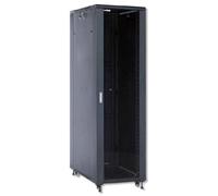 WP WPN-RNA-22808-BS estante Rack o bastidor independiente 22U Negro - Estantería (Rack o bastidor independiente, 22U, 800 kg, Negro, 48,3 cm (19"), 800 mm)