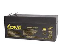 WP3.3-12 Kung Long - Batería de plomo (12 V y 3300 mAh, contactos Faston de 4,8 mm)