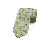 Wpamlrta Corbata de clavel con tallos tiernos de 9,4 cm, color amarillo tierra y verde pálido, Como se muestra en la imagen, Taille unique