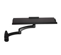 WPBXQKWAY Keyboard Tray Wall Mount, Wall Mount Typing Platform, Sit-Stand Keyboard and Mouse Tray, Ergonomic Tilt, Full Motion Swivel, Holds Up to 8KG, Fits Standard Gaming Keyboards/Mice(Black,60cm)