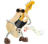WPDUIODF Adornos De Caja De Música con Forma De Violín Y Guitarra, Réplicas En Miniatura De Instrumentos Musicales, Decoración Musical De Plástico Pintada A Mano, For Amantes De La Música .(Yellow)