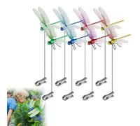 WPDUIODF Clip For Sombrero De Mosca De Dragón For Repelente De Insectos, Clips De Mosca De Dragón Impermeables Multicolores, For Decoración De Estacas De Jardín, con Clip For Ropa De Sombrero(8pcs)