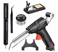 WPDUIODF Herramientas De Soldadura Láser Industrial con Calentamiento Interno, Juego De Soldador Multifunción, Soldador Láser Manual Automático con Cable, Máquina De Soldar For Metal(Black)