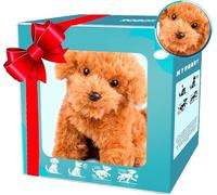 WPDUIODF Perro Robot con IA (2025), Cachorros Robóticos Realistas, Perro De Peluche Interactivo For Adultos, Cachorro Robot Que Actúa como Un Cachorro Real, Ladra, Camina Y Corre.(4)