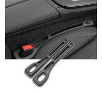 WpecM 2 Piezas Relleno De Huecos De Asiento para Peugeot 4008, TapóN Espacio Asiento Coche, Relleno De Huecos De Asiento De Coche, para TeléFonos Llaves Gafa Tarjeta,A-Black