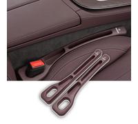 WpecM 2 Piezas Relleno De Huecos De Asiento para Suzuki Jimny, TapóN Espacio Asiento Coche, Relleno De Huecos De Asiento De Coche, para TeléFonos Llaves Gafa Tarjeta,D-Brown