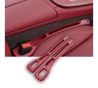 WpecM 2 Piezas Relleno De Huecos De Asiento para Volvo XC40, TapóN Espacio Asiento Coche, Relleno De Huecos De Asiento De Coche, para TeléFonos Llaves Gafa Tarjeta,B-Red