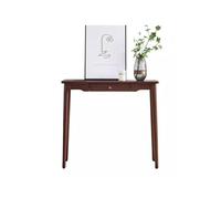 wpenshiDM125 Mesa para Hall Mesa Consola con 1 cajón for Espacios pequeños, Sala de Estar, Tablero Madera, fácil Montaje(Grande)
