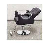 wpenshiDM125 Silla de barbero Sillas de peluquería específicas for peluquerías, sillas de Corte Que se Pueden Subir, Bajar y Girar. Silla de salón(Negro)