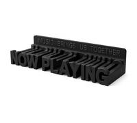 WPESI Now Playing - Soporte de Pared para Discos de Vinilo, Soporte para Colgar Vinilos (Negro)