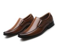 WPFDDP Zapatos Oxford sin Cordones para Hombre, Zapatos de Vestir de Negocios clásicos para Hombre, Zapatos Formales Elegantes de Moda para Boda